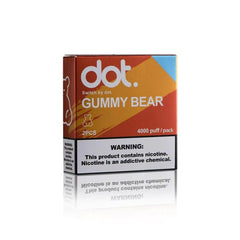 佩特里 DOTMOD DOT SWITCH 煙彈 小熊軟糖4000puff/pack 2pcs 童趣滿點的水果軟糖風味,Q彈酸甜的繽紛驚喜,每一口都開心。