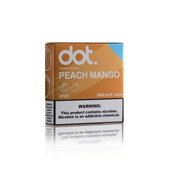 佩特里 DOTMOD DOT SWITCH 煙彈 蜜桃芒果4000puff/pack 2pcs 熱帶果王與甜蜜水蜜桃的完美協奏,綿密順滑的香甜滋味。