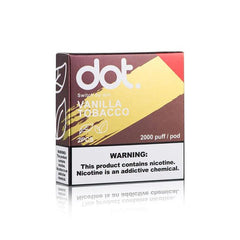 佩特里 DOTMOD DOT SWITCH 煙彈 奶油菸草 4000puff/pack 2pcs 醇厚菸草基底搭配滑順奶油,層次豐富香氣濃郁,老饕的極致享受。