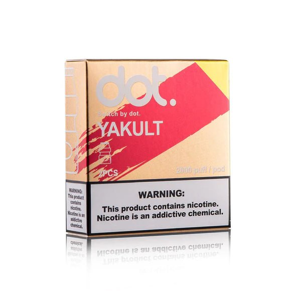 佩特里 DOTMOD DOT SWITCH 煙彈 養樂多4000puff/pack 2pcs 經典懷舊乳酸飲風味，酸酸甜甜的開胃口感，清爽解膩的好選擇。